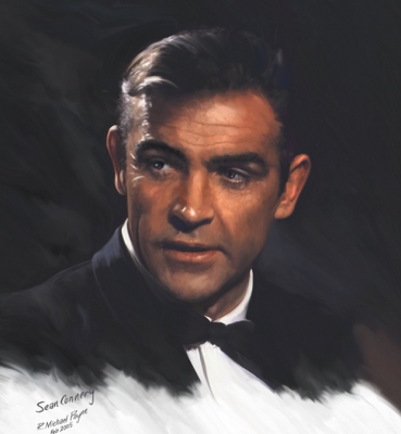Portrait of Sean Connery